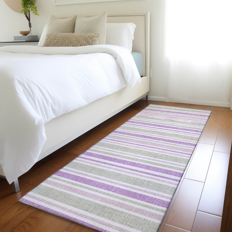 Tapis intérieur / extérieur Kinslee, Tapis de couloir 2 pi 3 po x 7 pi 6 po