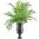 28'' Faux Palm Plant in Ceramic Vase