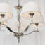 Galilee 5 - Light Shaded Chandelier