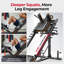FED Fitness Feierdun Series LP1 3-en-1 Machine à presser et hacher les jambes, capacité de 1 200 lb, ultra-silencieuse et réglable