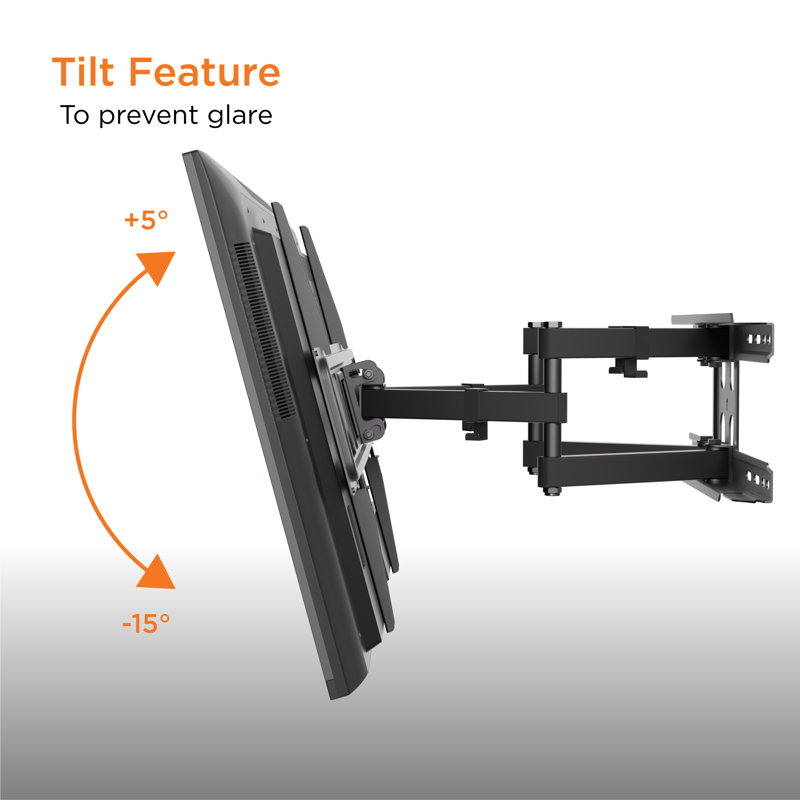 ProMounts Premium Articulating/Full Motion TV Wall Mount for 37”-85” TVs Holds up to 88lbs