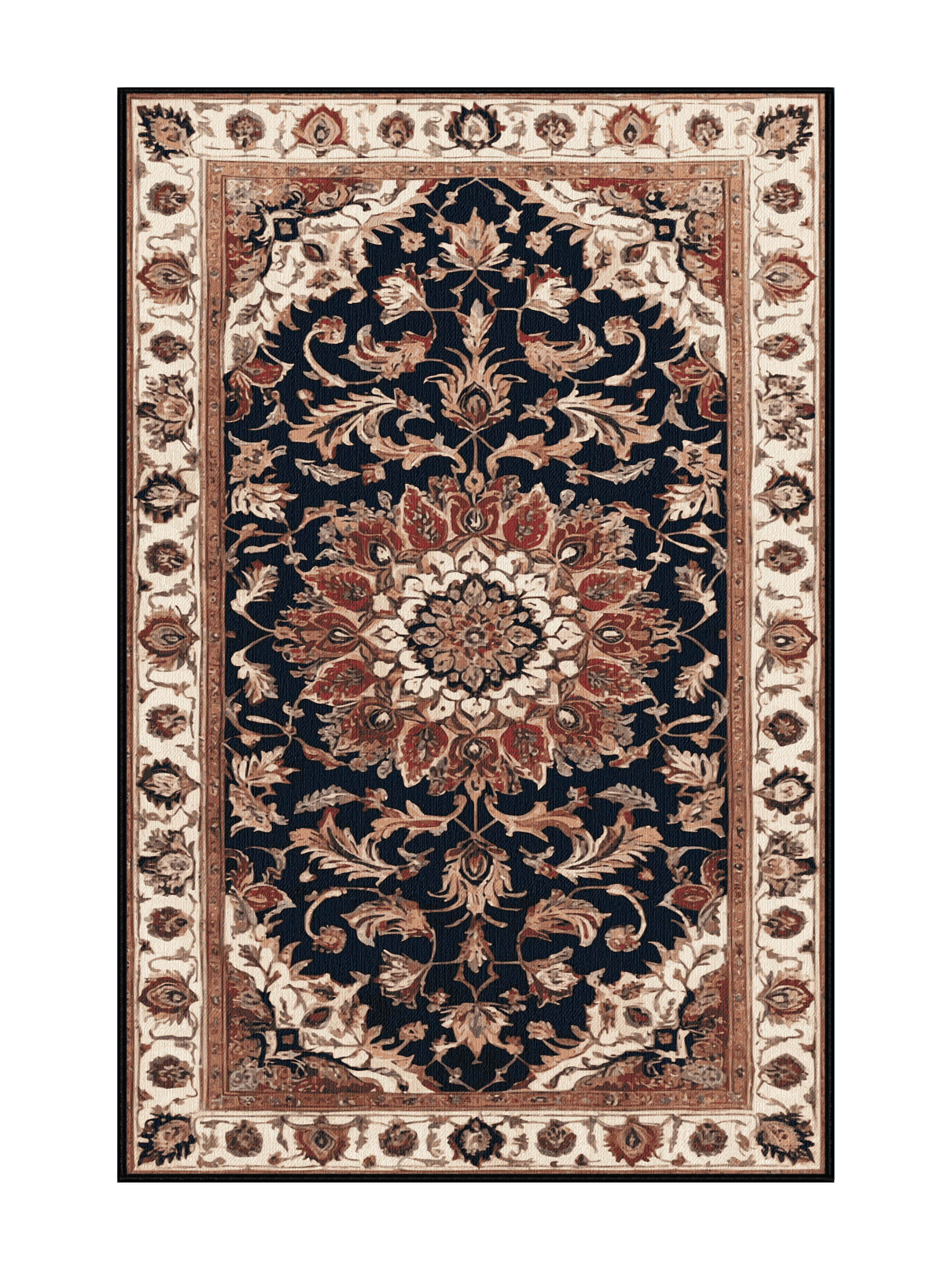 Bloomsbury Market Machine Washable Persian Brown Area Rug - Wayfair Canada