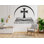 Jésus change tout, signe mural, mots muraux, art mural Sanctuaire, décoration murale, art mural