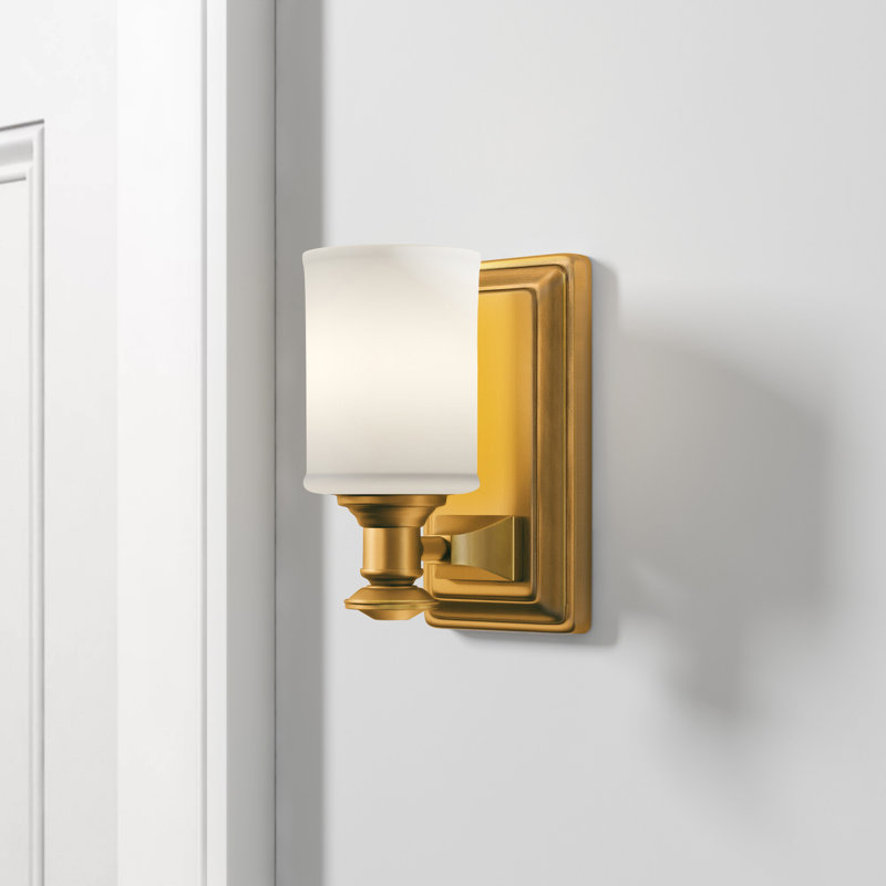 Everlee 1-Light Dimmable Bath Sconce, Liberty Gold