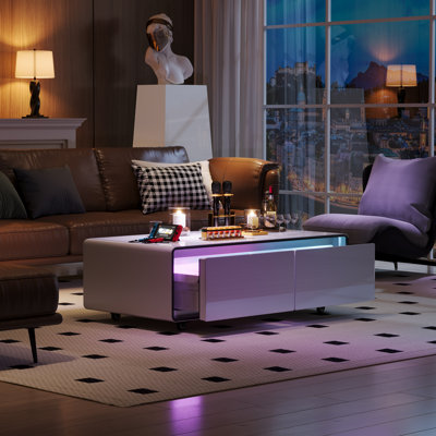 Glass Top Coffee Table