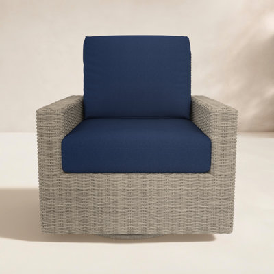 Outdoor Swivel Chair With Sunbrella Cushions