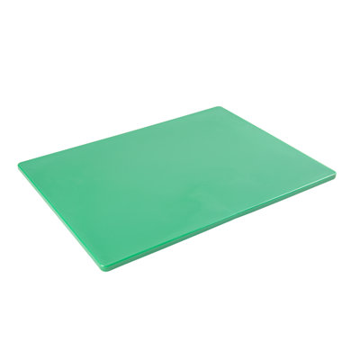 Restaurantware-Chef 101 20 x 15 Inch Cutting Boards, 10 Color Coded Chopping Boards - No Scratch, Dishwashable, Green Plastic Cutting Board Mats, No Odor, Durable, No Slip, For Fruits And Vegetables