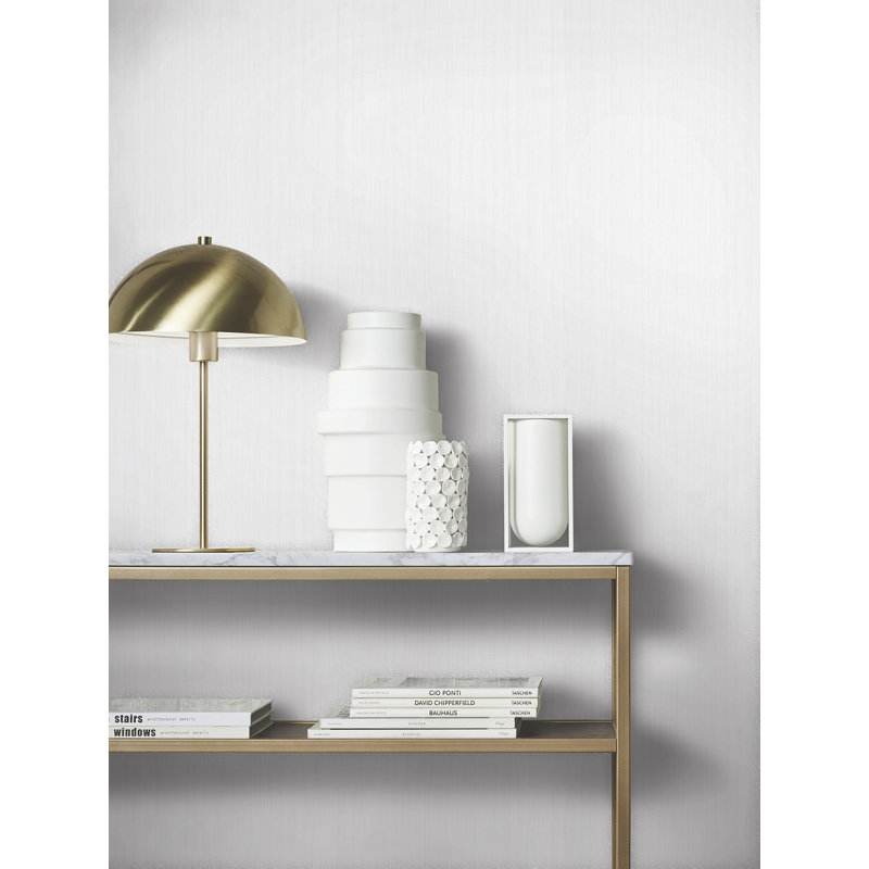 Papier peint strié, Blanc