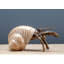 Porcelain Tan Hermit Crab Shell Figurine With Bronze Ormolu In Corals & Shells Collection