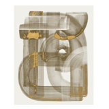 Stroke Layering In Gold LI Painting by Guseul Park