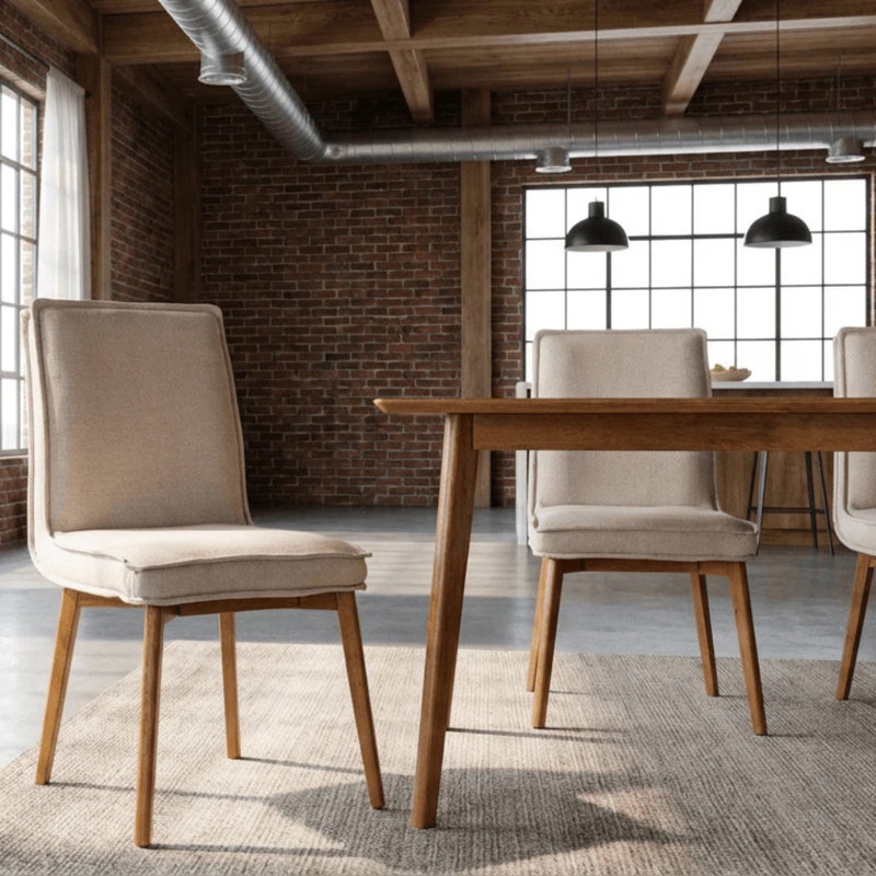 Ensemble de 2 chaises de salle à manger Tura