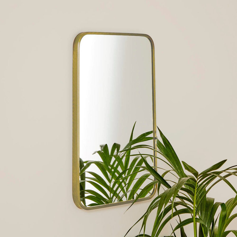 Squoval Wall Mirror Gold, Gold