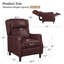 Fauteuil inclinable en cuir véritable Doersten Lange-1510656776
