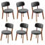 Chaise d'appoint de cuisine rembourrée Mid-Century-1076407097