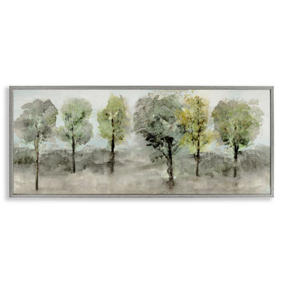 «Splashed Watercolor Trees», estampe numérique par Val Rhodes
