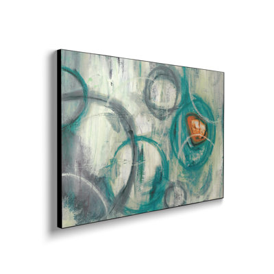 Steelpix Metal Canvas -  Auspicious Teal By PI Studio Wall Art Print