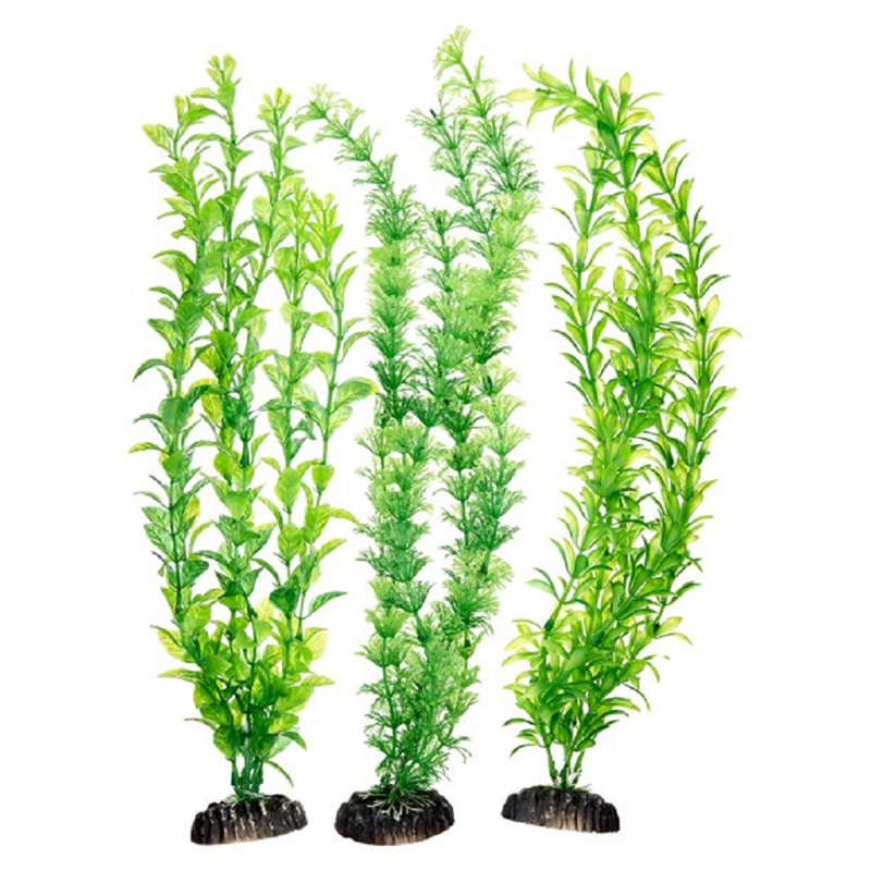 Aqua-plants Plastic Aquarium 3 Piece Plant Bundle