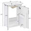 Meuble-lavabo simple 20 po avec comptoir en céramique-1311848864