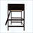 Solid Wood Loft Bed With Ladder