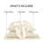 Satin Ivory 100% Satin Luxury Wrinkle Resistant 4-Piece Twin Sheet Set-111014603-111014590