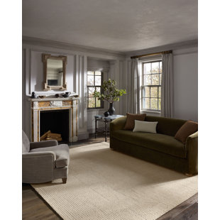 Tapis ivoire Jeremiah Brent x Loloi Greenwich