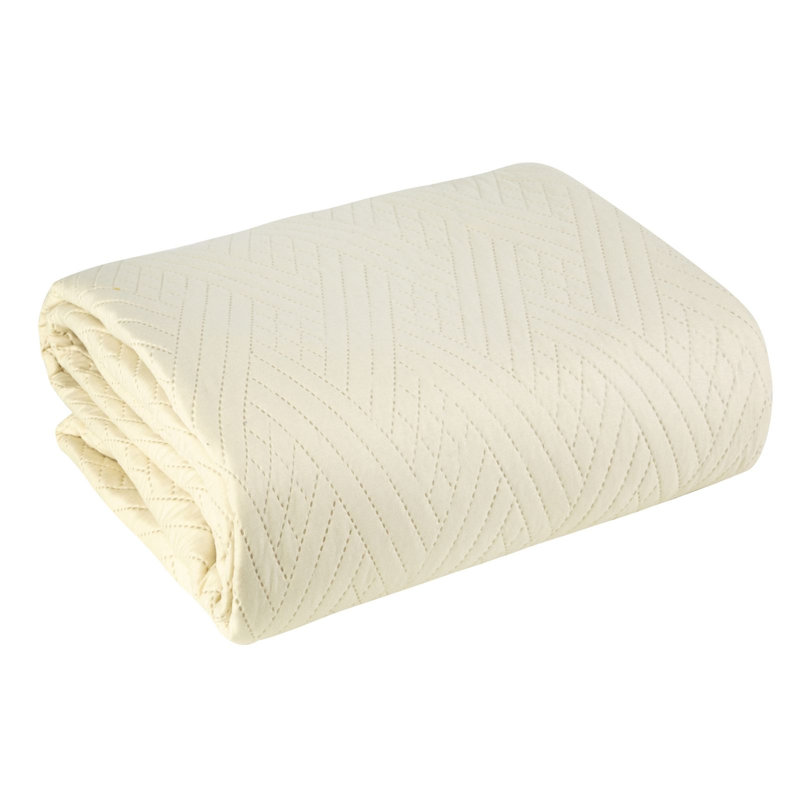 George Oliver Stoughton Bedspread, W200 x L220cm, Cream