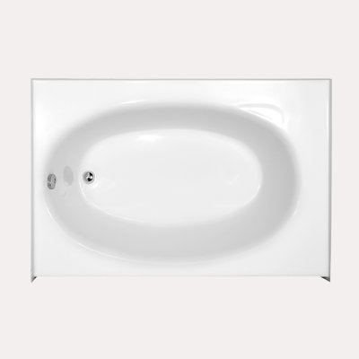 Kona 60" x 36" Alcove Soaking Bathtub