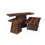 Ensemble de table de salon en bois massif-129107861