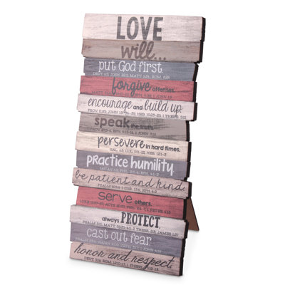 Plaque décorative Haye Love