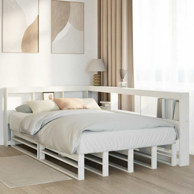 Solid Wood Storage Bed