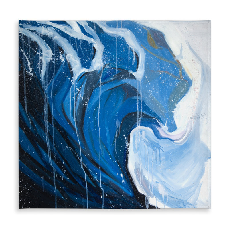Abstract Wave in Motion - Modern Beach Tablecloth for Decor
