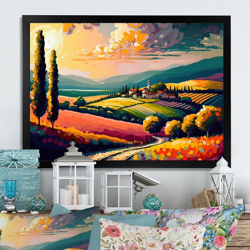 Maylynn rayonnant de soleil sur les plaines III, Cadre photo noir, H 12 po x l 20 po x P 1 po