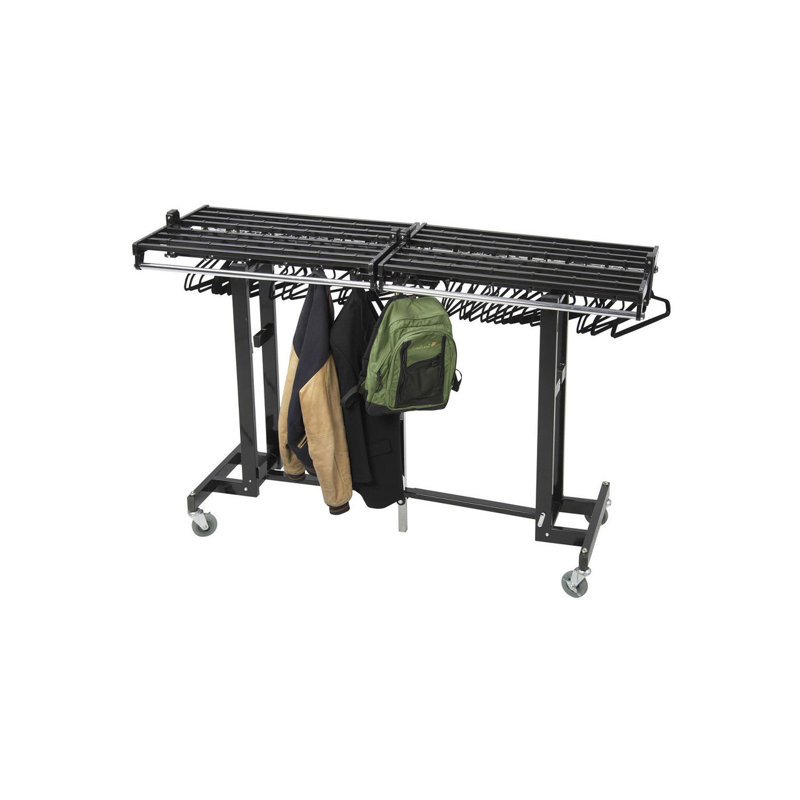 72'' Metal Rolling Clothes Racks