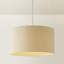 27.5cm H Cotton Drum Pendant Shade ( Screw On )-472585212-497528534