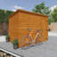 Tiger Shiplap Pent Wooden Shed-122442415
