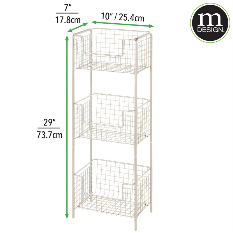 28.74 in. H Utility Cart, White