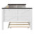 Twin Size Wood Daybed With Storage Shelves, Upholstered Backrest,USB And Trundle, White-1701180082