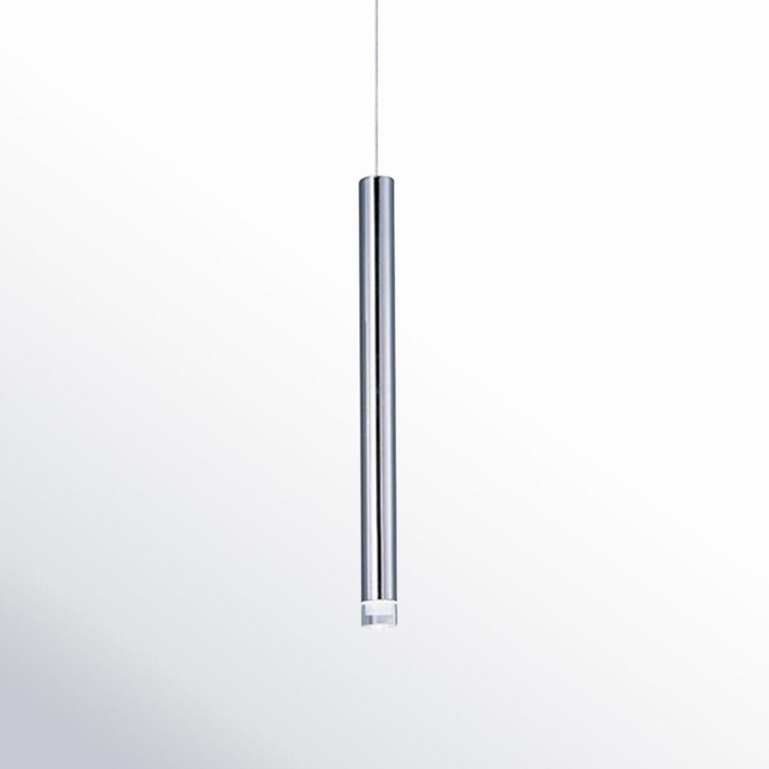 Ashby 1 - Light Polished Chrome Single Pendant AllModern
