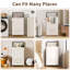 Plastic Rolling Laundry Hamper with Handles
