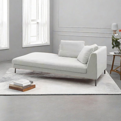 Spacious Detachable Cotton Linen Chaise Lounges