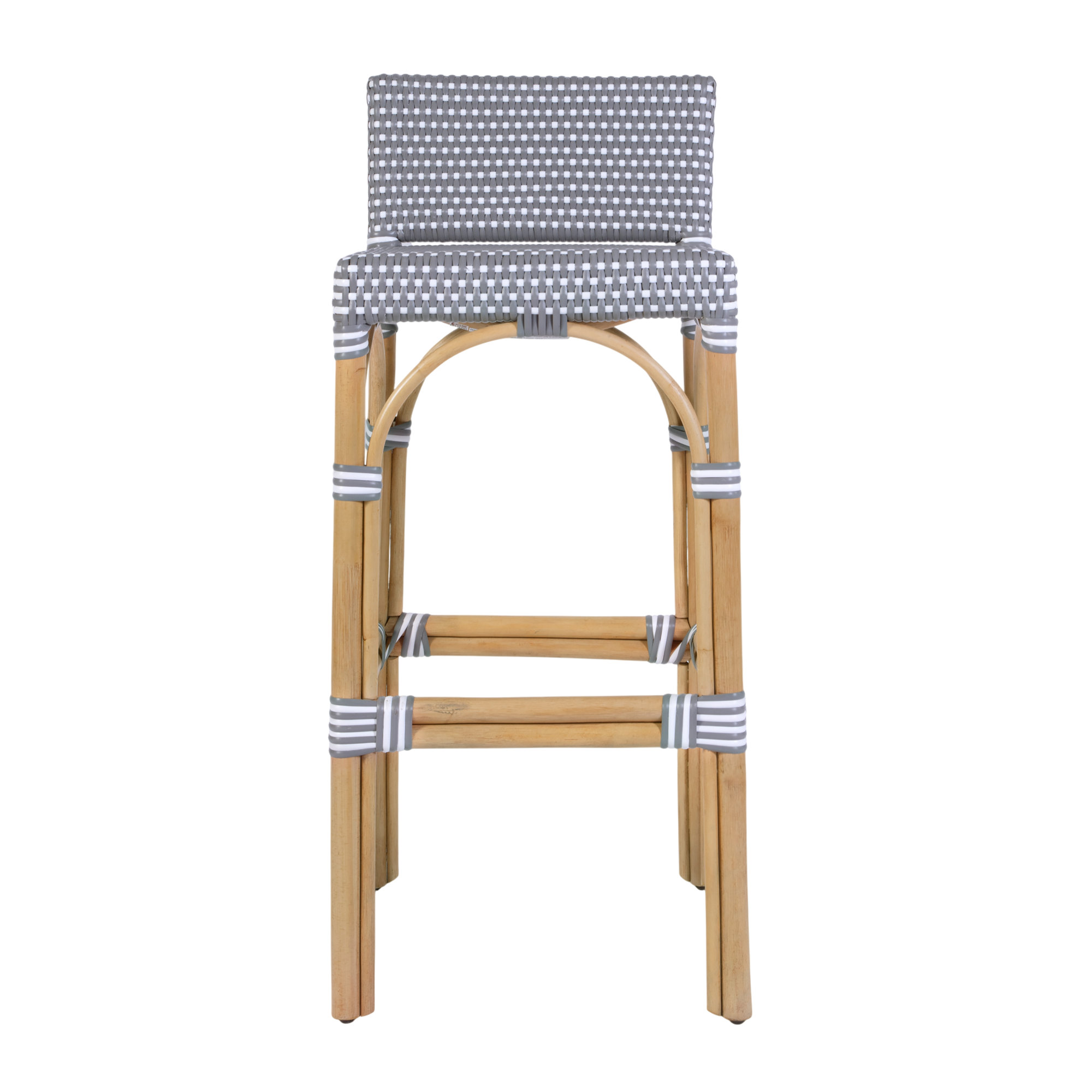 Estella Counter Stool, Estella Bar Stool, Gray/White Dot, Bar Stool 30" Seat Height
