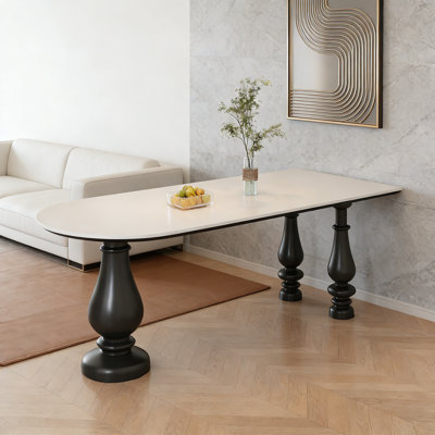 Table de salle à manger française moderne minimaliste