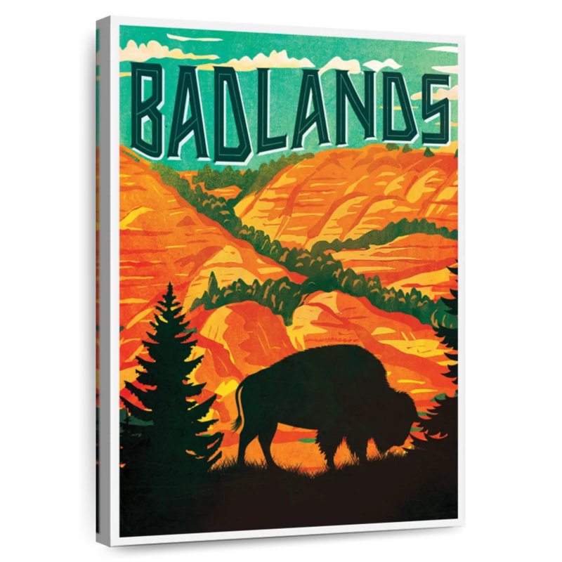 Badlands, H 51 po x l 34 po