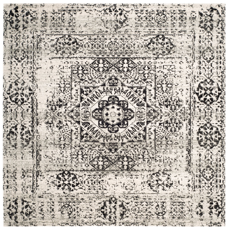 Bryker Oriental Hand Woven Area Rug, Square 201 cm