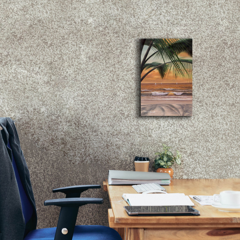 «Paradiso Sunset» par Diane Romanello, H 18 po x l 12 po x P 0,75 po