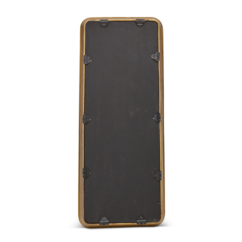 Vinod Wall Mirror, Antique Brass