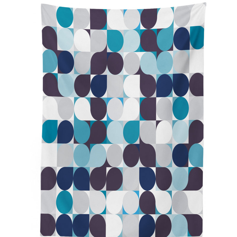 Geometric Tablecloth, 90" L x 60" W