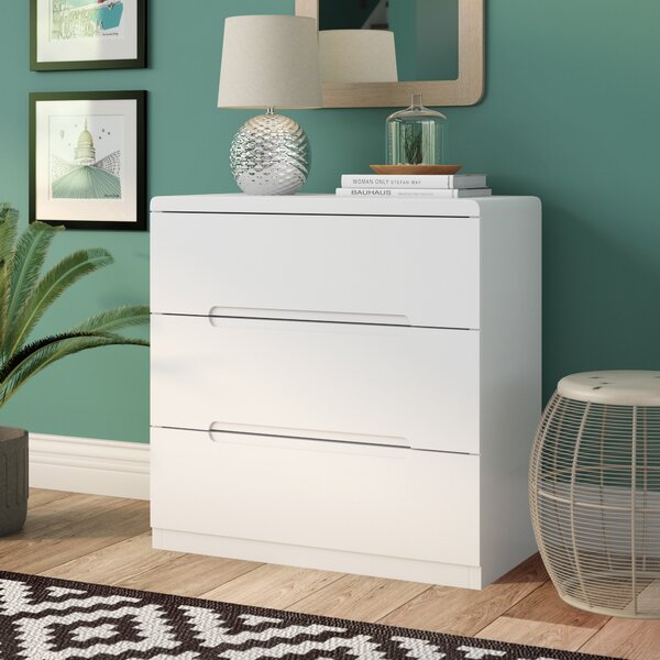 Zipcode Design Meldrum 3 - Drawer Chest of Drawers & Reviews | Wayfair ...