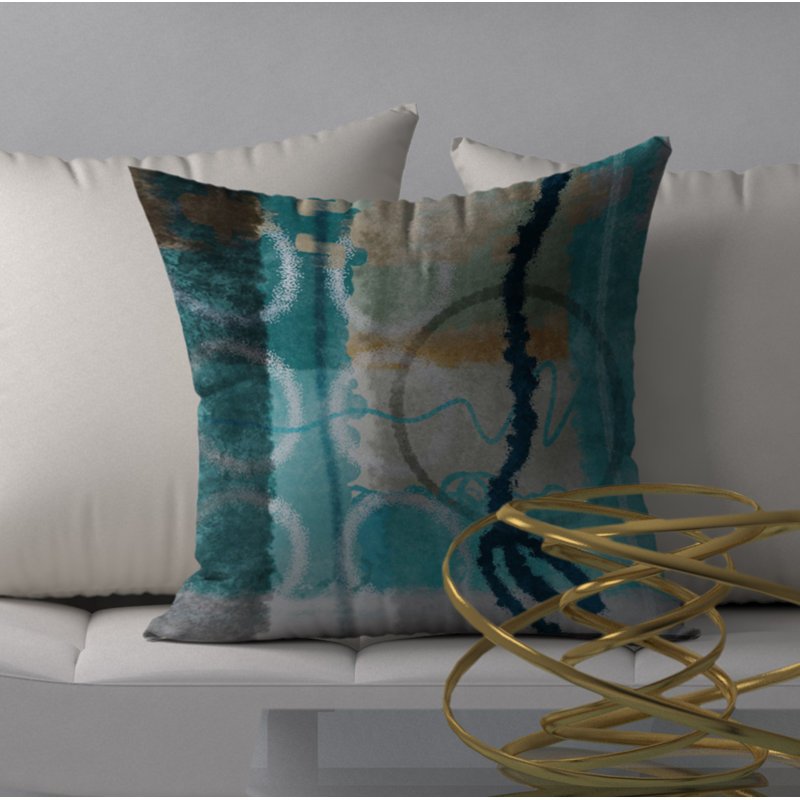Housse de coussin carrée/insert, 20 po X 20 po