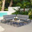 Alaz 5 - Person Garden Lounge Set with Cushions